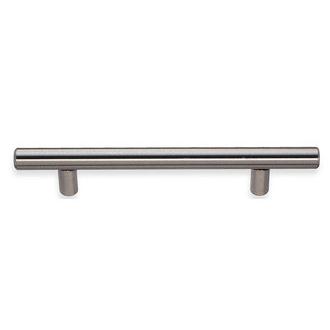 Smedbo B5782 6 3/8 in. Brushed Stainless Steel Pull from the Design Collection